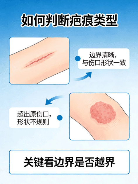增生性疤痕和疤痕疙瘩如何区分？泉州中科疤痕医院专业指导，避免修复误区！